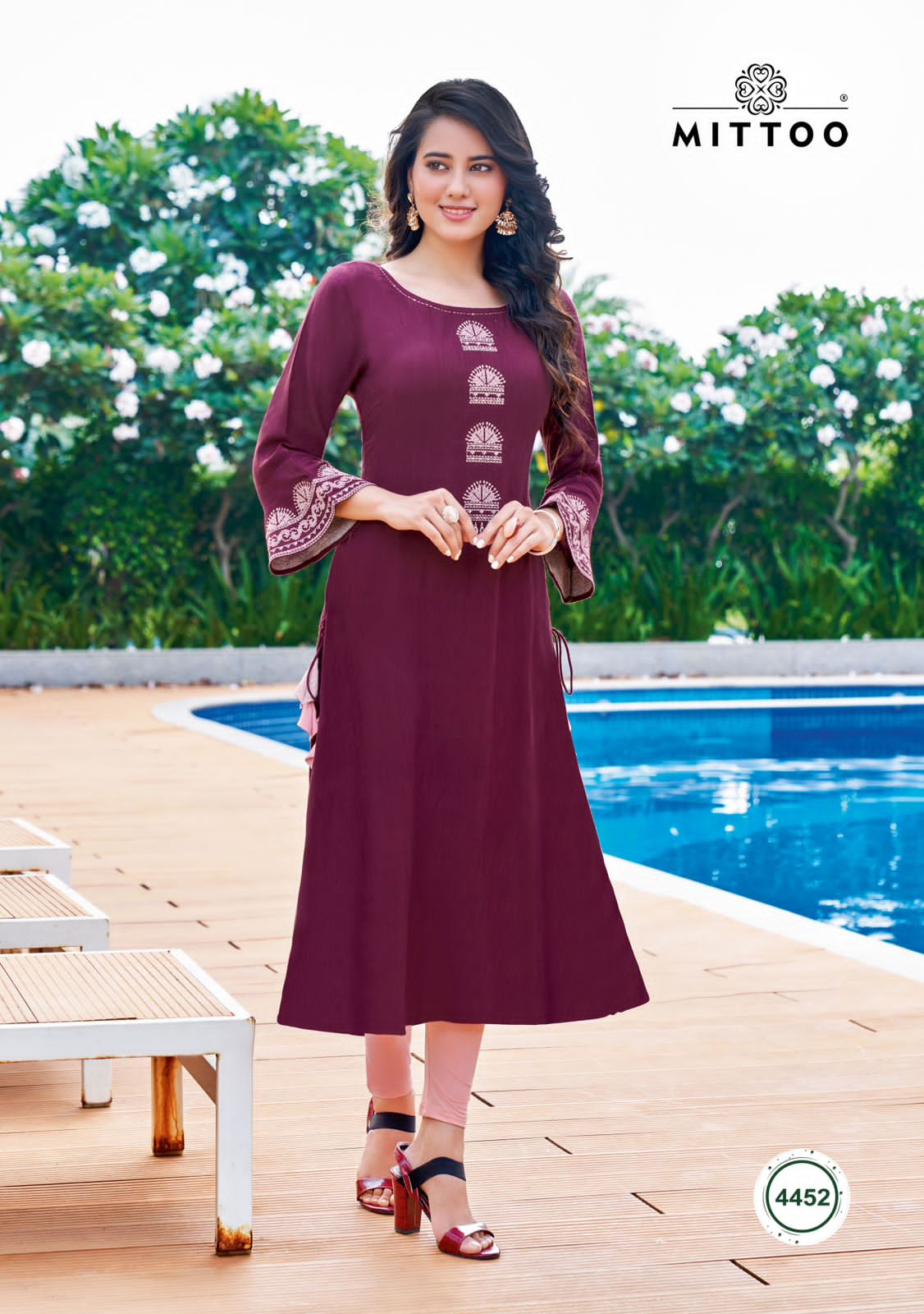 Mayurika Vol 8 By Mittoo Embroidery Kurtis Catalog
